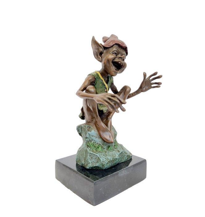 Beeldje - Brons, Antiquités & Art, Art | Objets design