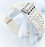 Zonder minimumprijs - Armband Zilver, 835 - 5 - Reihig -, Nieuw