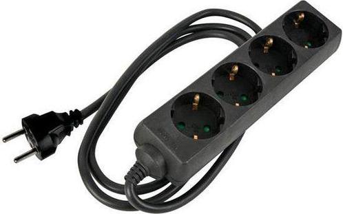 Tweedekans | HQ-Power Stekkerdoos, 4 stopcontacten met, Doe-het-zelf en Bouw, Elektriciteit en Kabels, Ophalen of Verzenden
