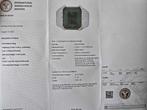 Bague Platine - 8.64ct. tw. Émeraude - Diamant - Bague, Handtassen en Accessoires, Nieuw