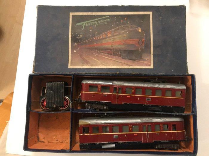 Fleischmann 0 - E370 - Treinstel (1) - E 370 sneltreinwagen, Hobby en Vrije tijd, Modeltreinen | Overige schalen