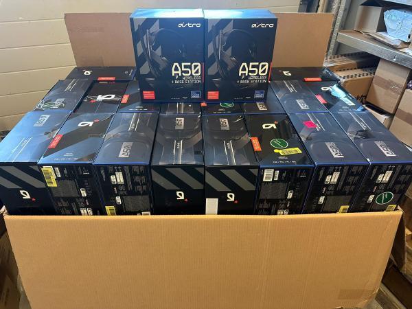 Veiling - Partij 80x Logitech ASTRO A50 Headset (Volle Amazo, Zakelijke goederen, Stock en Retail | Partijen goederen