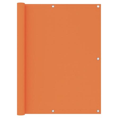 vidaXL Écran de balcon Orange 120x500 cm Tissu Oxford, Tuin en Terras, Parasols, Verzenden