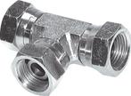 T-Koppeling G2 Binnendraad Staal Hydrauliek 75bar, Doe-het-zelf en Bouw, Verzenden, Nieuw