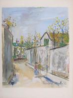 Maurice Utrillo (1883-1955) - Promenade, Montmartre