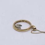 Halsketting - 18 karaat Geel goud - 0.08ct. tw. Diamant, Nieuw