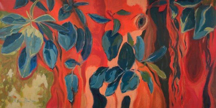 Olivia Baeza - ENTRE LA TIERRA Y EL CIELO - XXL - NO Reserve, Antiek en Kunst, Kunst | Schilderijen | Modern