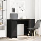 vidaXL Bureau 120x42x76 cm spaanplaat zwart eikenkleurig, Huis en Inrichting, Verzenden, Nieuw