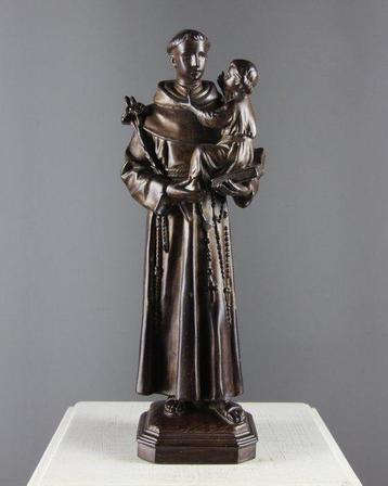 D.S.R. - Beeldje - St-Antonius van Padua - Zinklegering