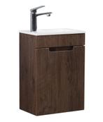 Toiletmeubel Thermis 40 x 22 cm Walnoot Bruin Fonteinmeubel, Verzenden, Nieuw