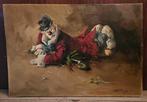 Escuela española (XX), firmado Torroja - El Payaso, after, Antiek en Kunst, Kunst | Schilderijen | Klassiek