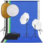 vidaXL Fotostudioset met verlichtingsset, achtergrond en, Audio, Tv en Foto, Verzenden, Nieuw