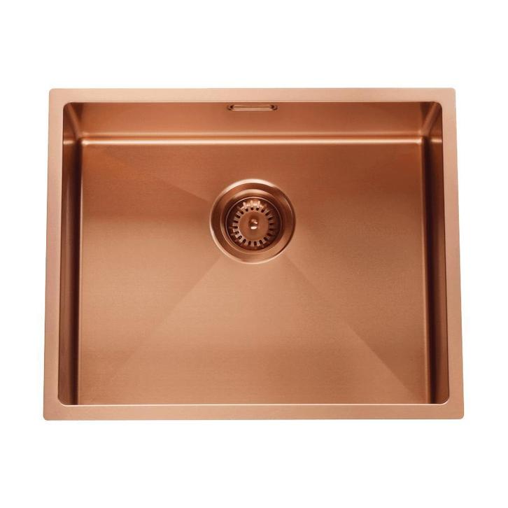 Spoelbak-  RVS - Koper - 50 x 40 cm - CENDO SPB50-6ROSE, Huis en Inrichting, Keuken | Keukenelementen, Nieuw, Verzenden