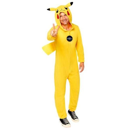 Volwassenen Kostuum Pokemon Pikachu Suit, Kleding | Heren, Carnavalskleding en Feestkleding, Nieuw, Verzenden