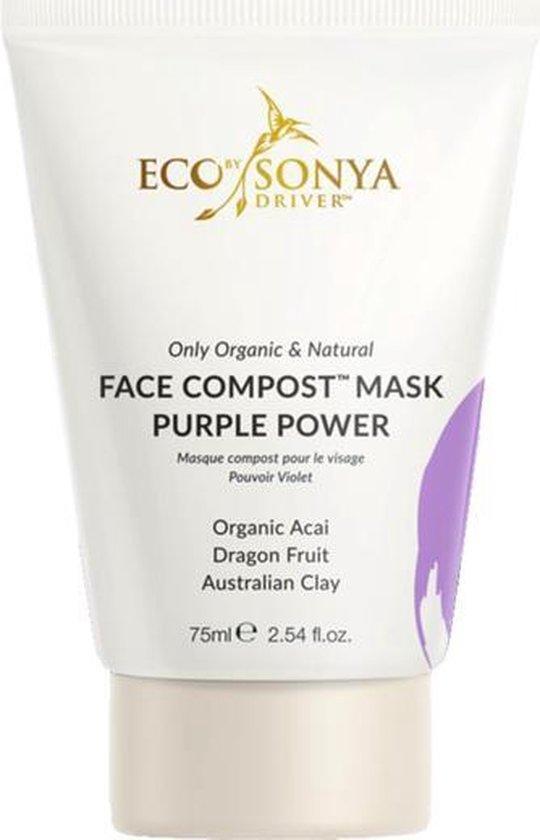 2dekans | Eco By Sonya Face Compost Mask Purple Power, Handtassen en Accessoires, Uiterlijk | Cosmetica en Make-up, Ophalen of Verzenden
