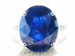 Sans Prix de Réserve - Bague - 18 carats Or blanc, Zafiro, Nieuw