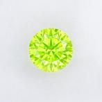 1 pcs Diamant (Kleurbehandeld) - 0.42 ct - Rond - Fancy, Nieuw