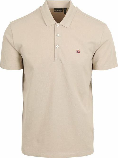 Napapijri Ealis Polo Beige maat Maat 52/54 (L) Heren, Kleding | Heren, Polo's, Beige, Nieuw, Maat 52/54 (L), Verzenden