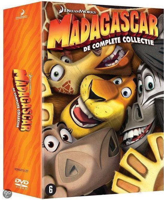 Madagascar 1 - 3 (+ Penguins) (DVD), Cd's en Dvd's, Dvd's | Tekenfilms en Animatie, Verzenden
