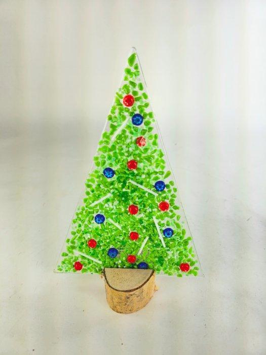 Schotel - Muranoglas - Groene kerstboom, Antiek en Kunst, Antiek | Glaswerk en Kristal