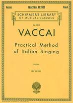 Practical Method of Italian Singing High Soprano: Schirmer, Livres, Nicola Vaccai, Verzenden