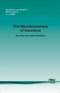 The Microeconomics of Insurance. Rees, Ray   ., Boeken, Overige Boeken, Zo goed als nieuw, Verzenden
