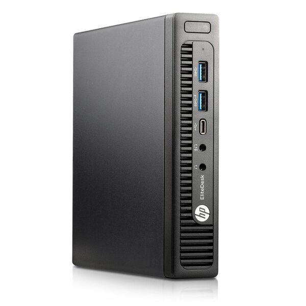 Windows 10 (Mini PC) HP EliteDesk 800G2 USDT G4400T 2.9Ghz, Computers en Software, Desktop Pc's, Gebruikt, Ophalen of Verzenden