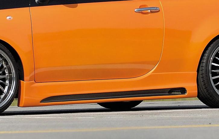 Rieger side skirt | 500 (312): 10.07- - 2-drs. | l stuk onge, Auto-onderdelen, Carrosserie, Nieuw, Fiat, Verzenden