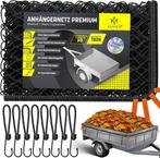 KESSER® Aanhangernet met spankabel - 2x3m - Zwart, Doe-het-zelf en Bouw, Verzenden, Nieuw