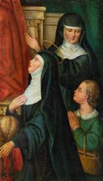 Italian school (XVIII) - Saint Monica in prayer, Antiek en Kunst