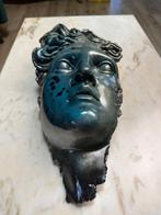 Reliëf, Faux Aged Apollo Wall Deco - 36 cm - Gips, beton