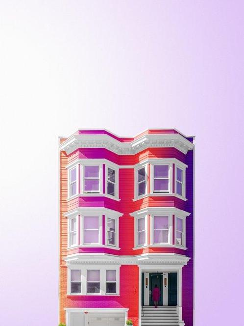 Téber - Ultra Violet Views, Antiek en Kunst, Kunst | Schilderijen | Modern