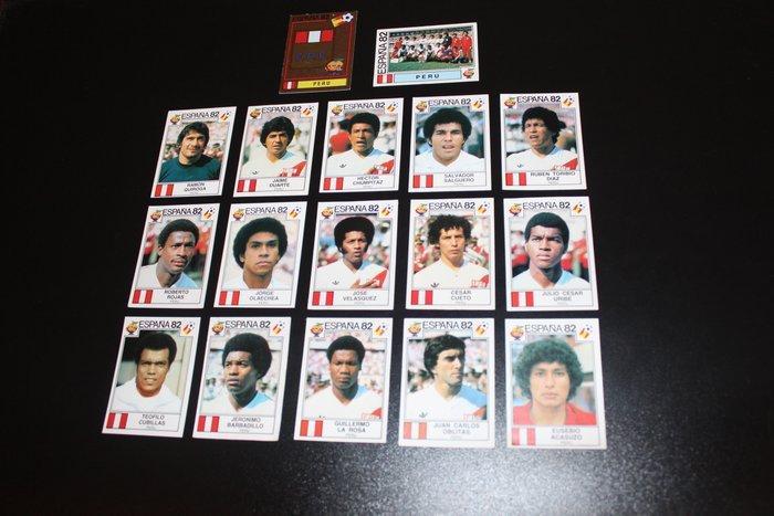 Panini World Cup Espaa 82 - Peru Set - 17 Sticker -, Verzamelen, Stickers