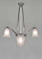 Pierre Maynadier art deco chandelier - Lampe à suspendre -, Antiek en Kunst