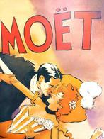 Anonymous - Poster Originale Moet & Chandon Champagne Brut, Antiek en Kunst