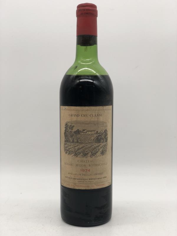 1 x 75cl Chateau Duhart Milon Pauillac 1974 (Bordeaux, rood), Verzamelen, Wijnen, Frankrijk, Rode wijn, Nieuw, Ophalen of Verzenden
