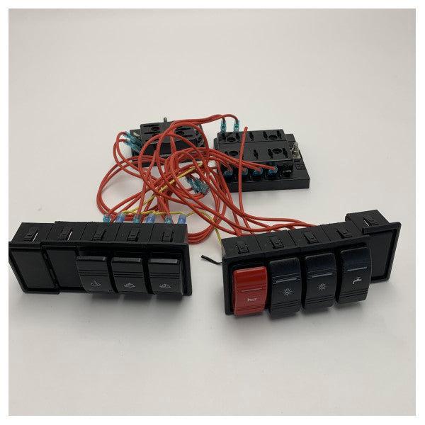 Bieden: Quicksilver 705 electric switch panel, Watersport en Boten, Bootonderdelen, Ophalen of Verzenden