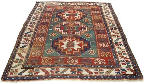 Kazachse antieke tapijten - Vloerkleed - 220 cm - 170 cm -, Huis en Inrichting, Stoffering | Tapijten en Vloerkleden