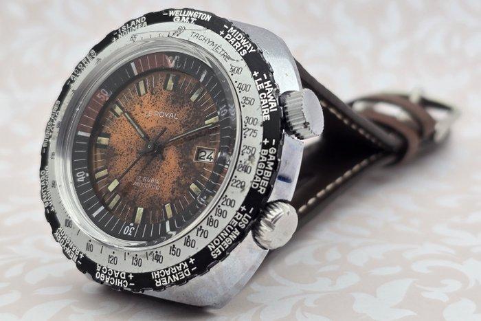 Le Royal - Besançon - GMT World Timer - Calendar - Sans Prix, Handtassen en Accessoires, Horloges | Heren