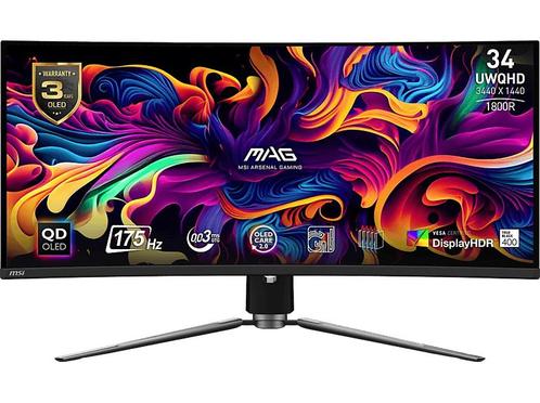 Msi - UWQHD Gaming monitor - 34 inch - Zwart, Computers en Software, Monitoren, Overige typen, Nieuw, Verzenden