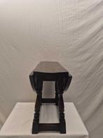 Bijzettafel - Uitklapbare Hangtafel met Gesneden Design -