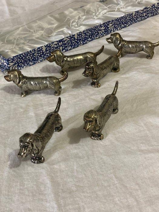 Messensteun (6) - Superbes Portes couteaux Basset Artésien, Antiek en Kunst, Antiek | Meubels | Tafels