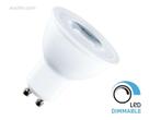 100 x 7W GU10 LED Spot Dimbaar met lens 2700K..., Bricolage & Construction, Ophalen