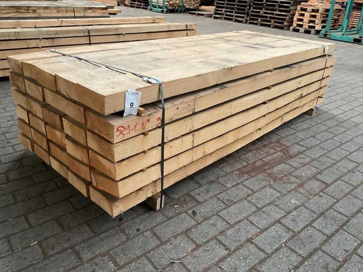 Online veiling - Europees eiken balken 80x200 mm (30x), Articles professionnels, Machines & Construction | Travail du bois, Enlèvement