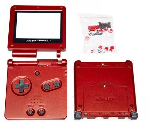 Game Boy Advance SP Shell Red, Consoles de jeu & Jeux vidéo, Consoles de jeu | Nintendo Game Boy, Envoi