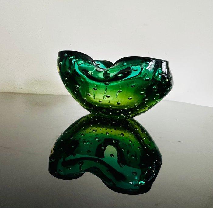Murano - Asbak - Muranoglas - Bullicante murano vintag, Antiek en Kunst, Kunst | Designobjecten