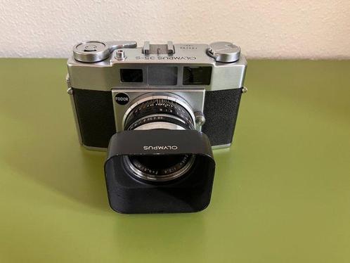 Olympus 35-S compactcamera 2.8/48mm met Olympus zonnekap, Audio, Tv en Foto, Fotocamera's Analoog