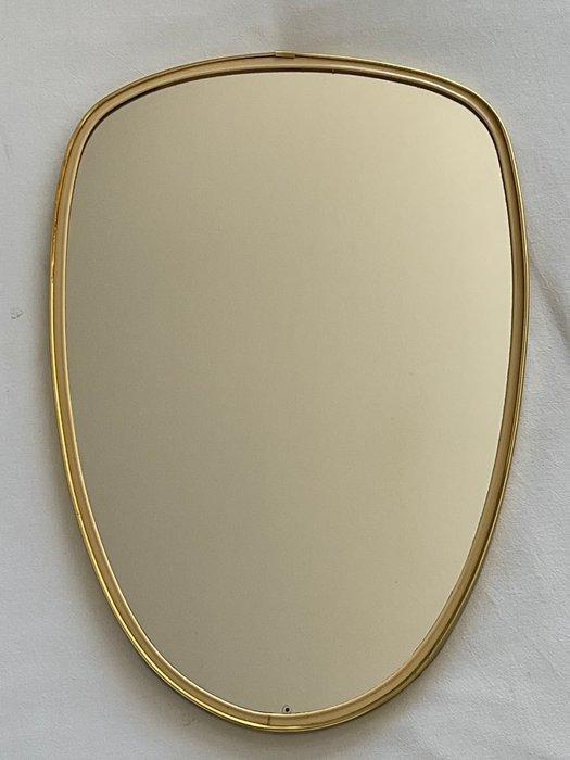 Spiegel - - Vintage spiegel met goudkleurig frame, Antiek en Kunst, Kunst | Designobjecten