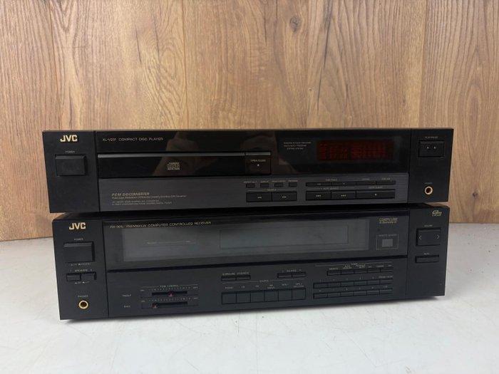 JVC - RX-301L Controlled Receiver + XL-V231 Compact Disc, Audio, Tv en Foto, Radio's