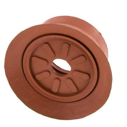 Ventouse plate 70mm SBR brun rougeâtre G 1/4 pouce Course, Doe-het-zelf en Bouw, Ventilatie en Afzuiging, Verzenden